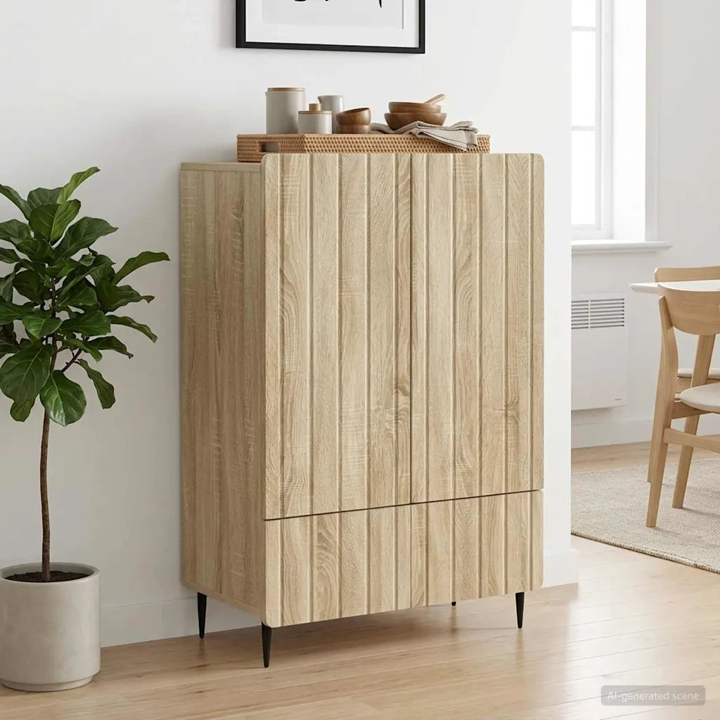 Credenza Rovere Sonoma 66 x 34,5 x 97 cm Legno ingegnerizzato 894437