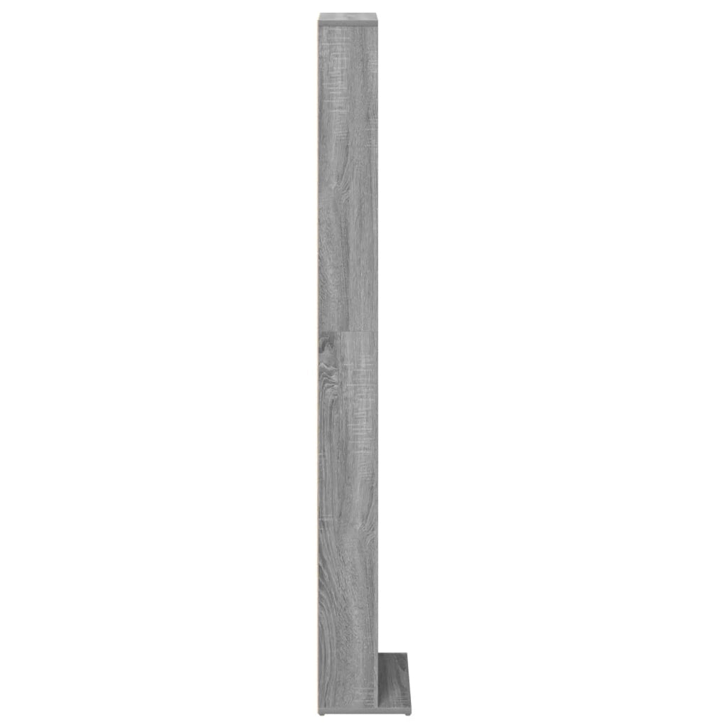 Mobile per CD Sonoma grigio 33 x 23,5 x 175 cm 8012652