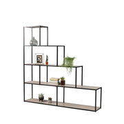 Libreria a scala con 5 livelli - Collezione HOLBORN, Dimensioni 157x30x160 cm