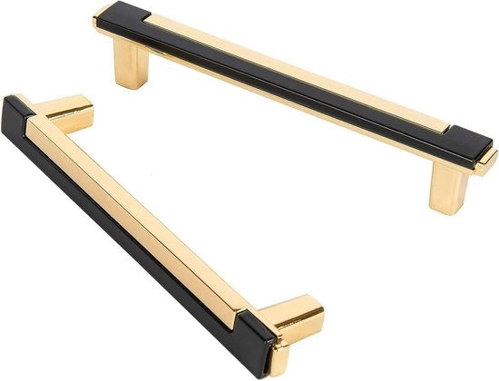 Maniglie Nere 96mm 6 pezzi Maniglie per Cucina - Armadio Camera da Letto Maniglia