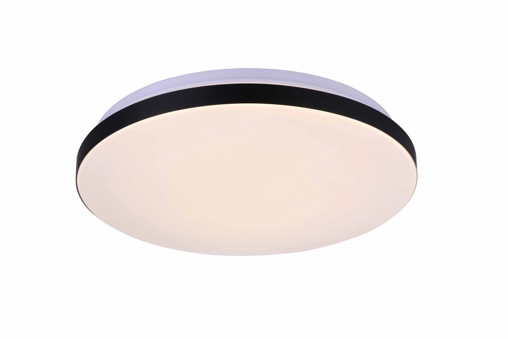 Plafoniera LED Babilon Light Prestige 38cm 24W nera 4000K