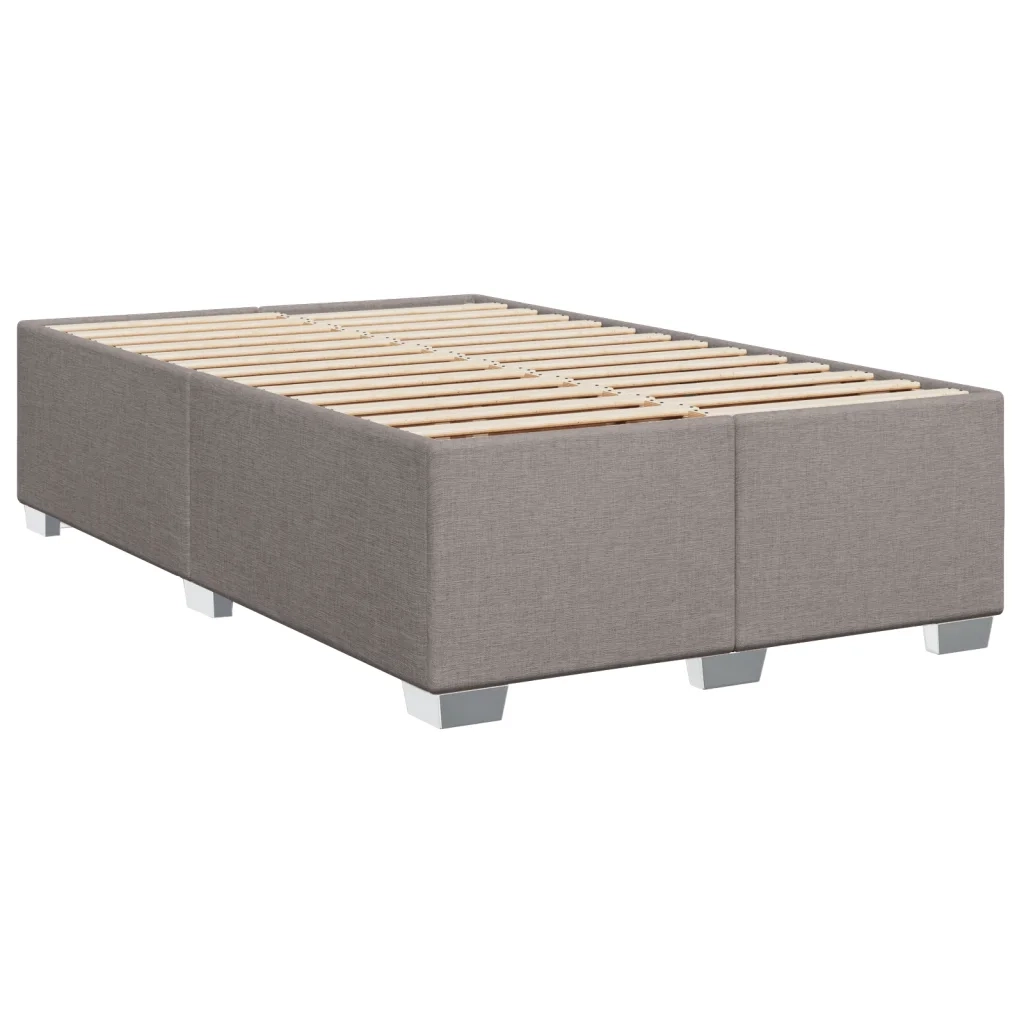 Giroletto a Molle con Materasso Tortora 120x200 cm in Tessuto 3285873