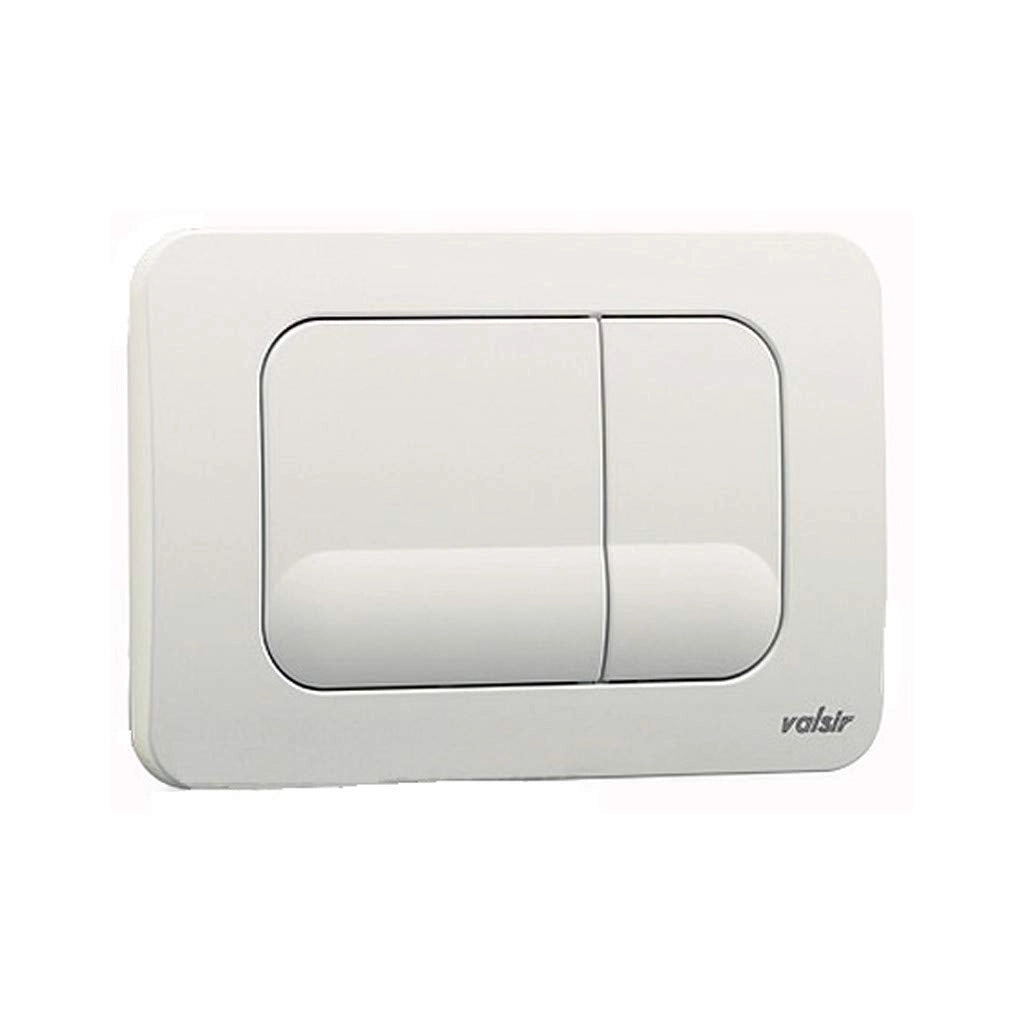 Placca bianca ricambio bagno doppio scarico 245x165 vs0870501 valsir