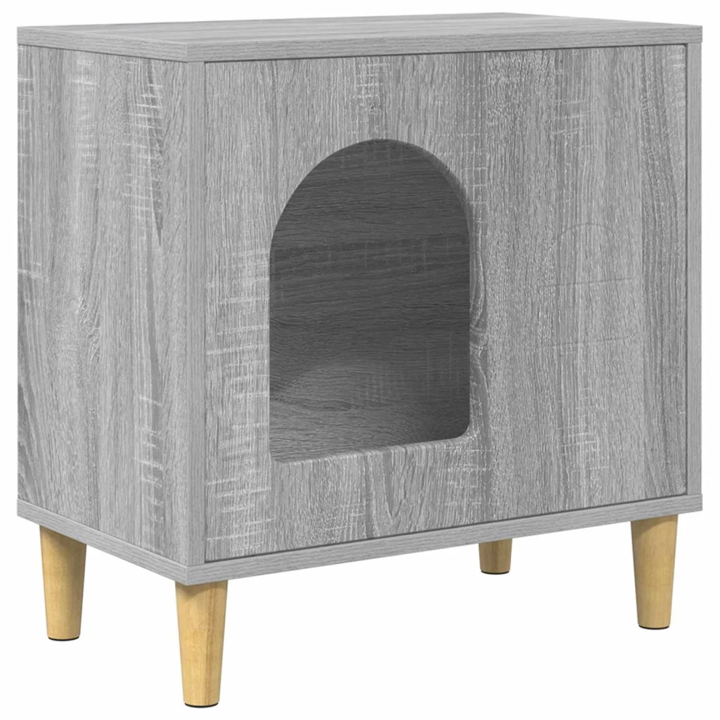 Casa per Gatti Grigio Sonoma 51 x 30 x 52 cm 8000668