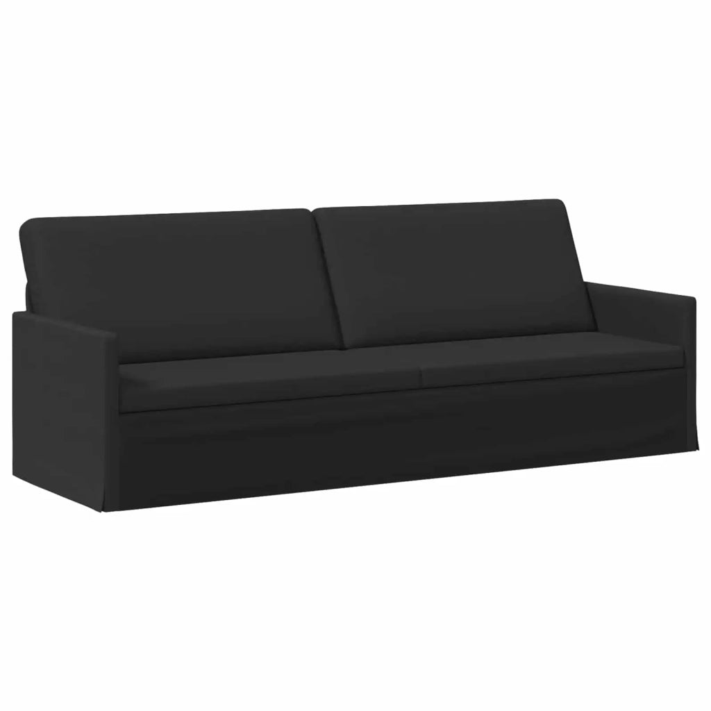 Set di divani 2 pcs Nero Tessuto 3433178