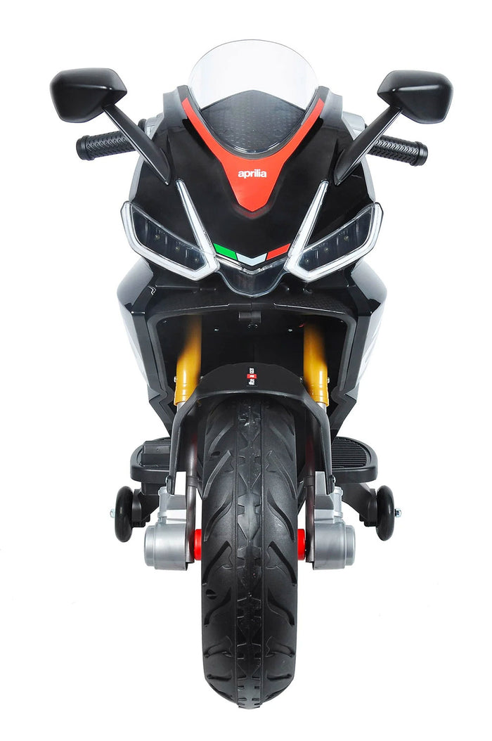 Moto Elettrica per Bambini Licenza Ufficiale Aprilia RS660 12V 3,5Ah Nero