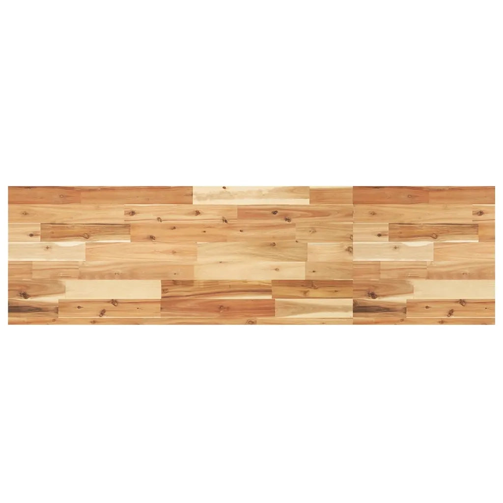 Mensole da Parete 2 pz 120x40x4 cm Legno Acacia Rifinito a Olio