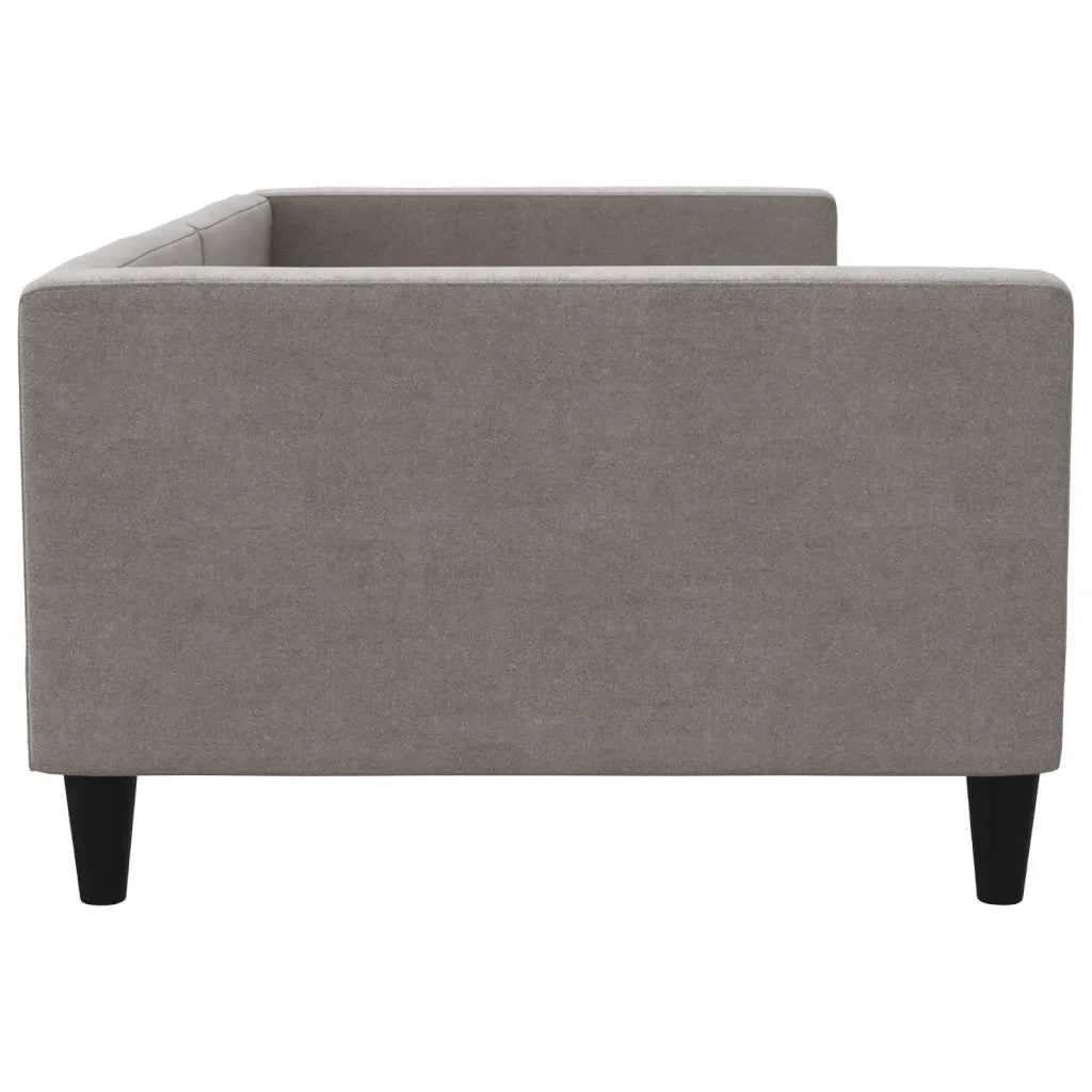 Letto da Giorno Tortora 100x200 cm in Tessuto 353991