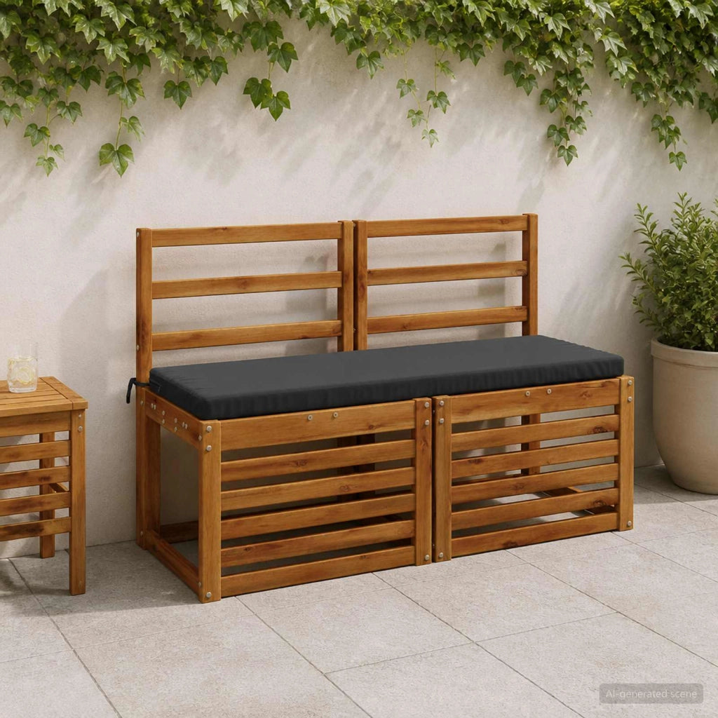 Cuscini per Panchina a 2 Pezzi SOEST 2 pz 100% Poliestere 948873