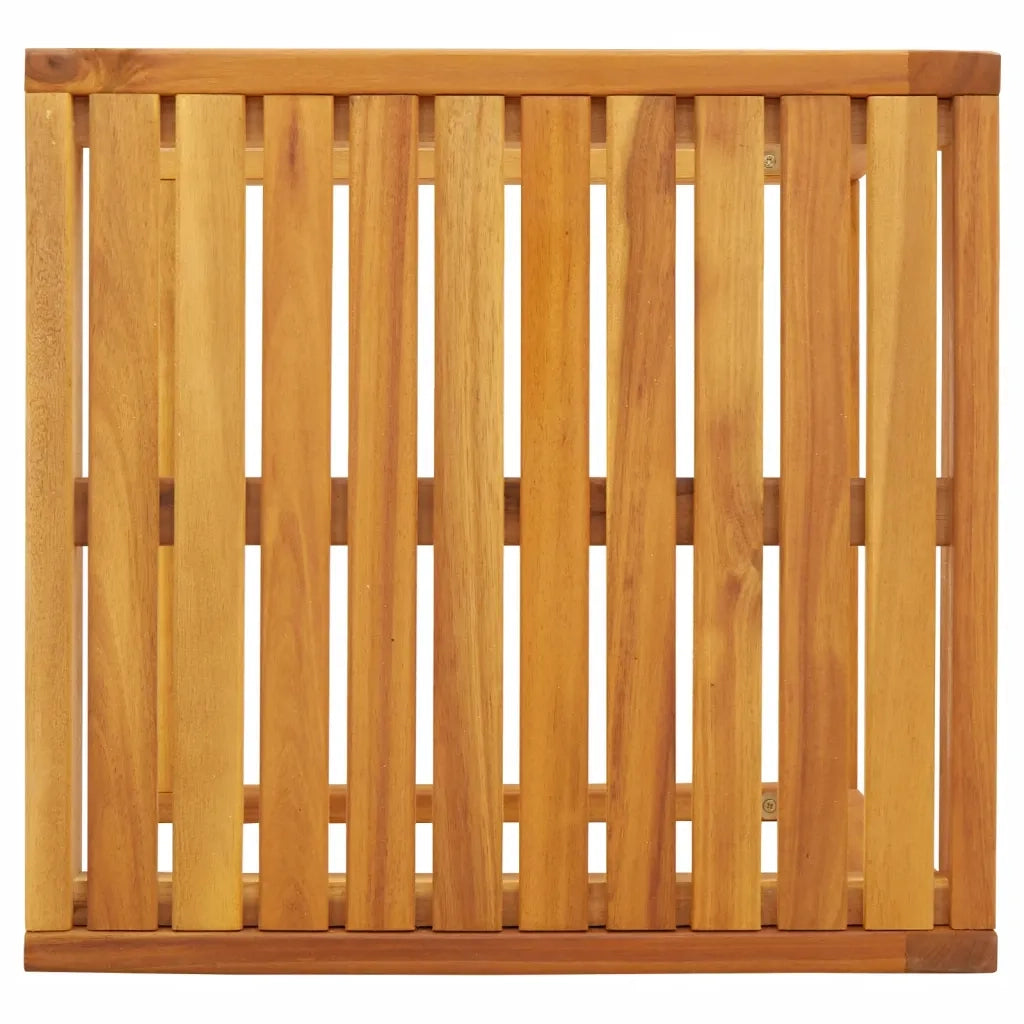 Tavolino da Giardino | Tavolo a C 42x40x50 cm in Legno Massello di Acacia