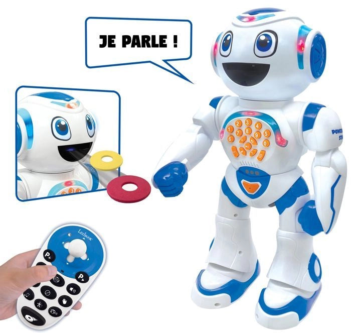 POWERMAN STAR - Robot interattivo per Giocare e Imparare con controllo gestuale e telecomando - LEXIBOOK