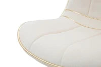 Sedia Paris Crema/Gold Set 2 Pz cm 51X59X79