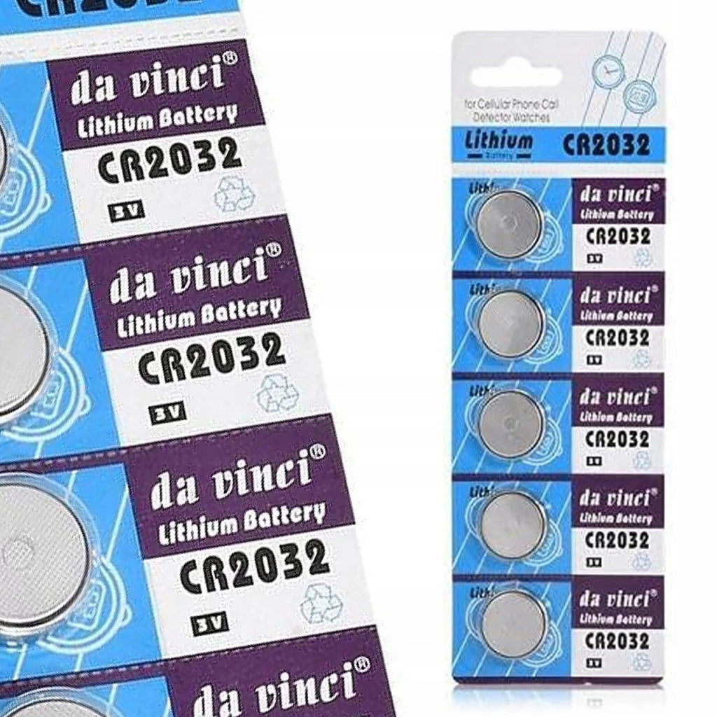 Batterie al Litio CR2032 Rosfix – Alta Qualità e Lunga Durata | 3V, Ø20x3,2 mm