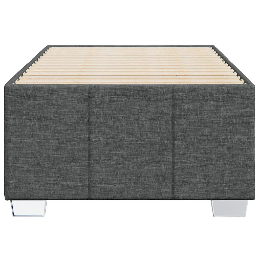 Giroletto senza Materasso Grigio Scuro 100x200 cm Tessuto 3284812