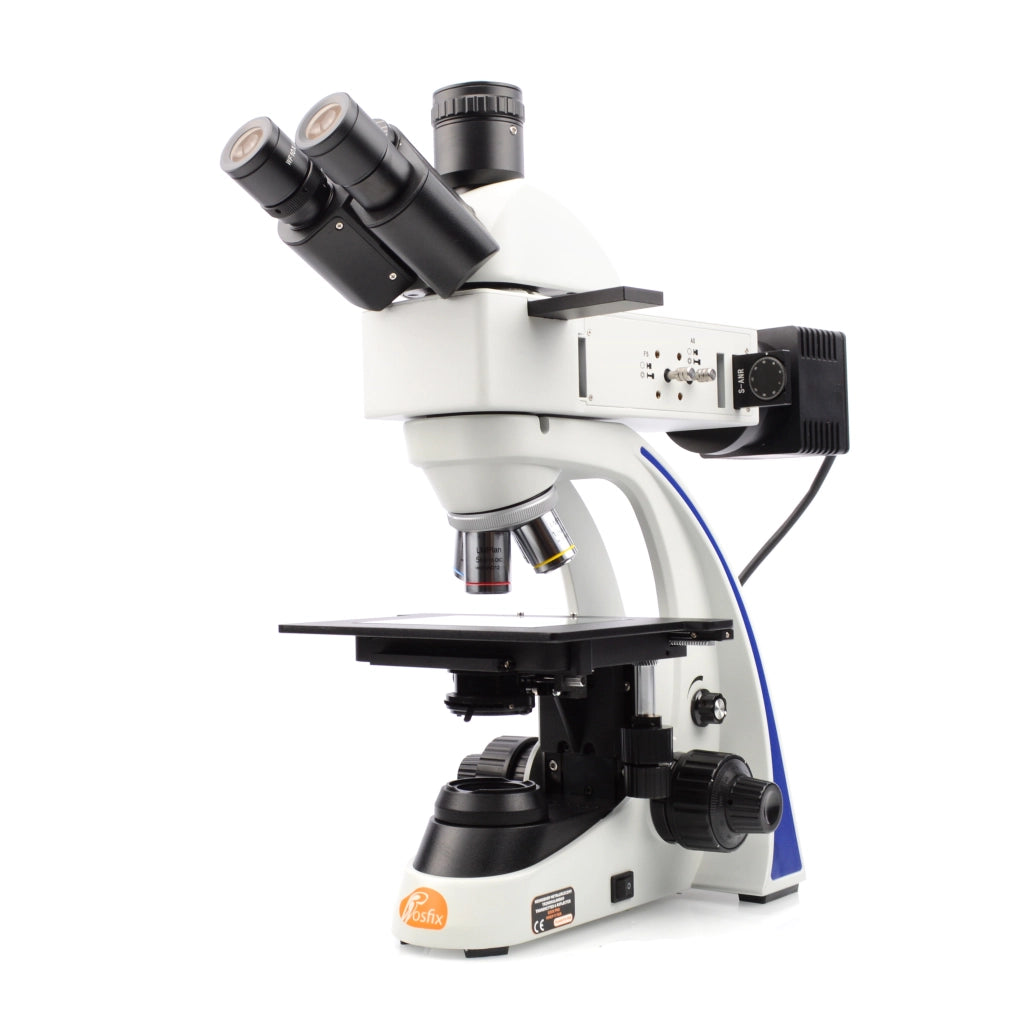 Mikroscopio Metallurgico Trinoculare Eris Pro MMEP-T-T&R – Alta Qualità Immagine, Oculare WF10x/20mm, Obiettivi Planari