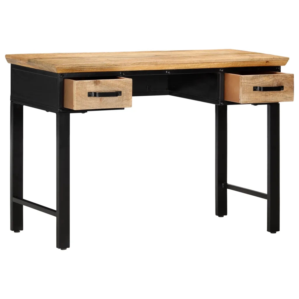 Scrivania 110x50x76 cm in Legno Massello di Mango cod mxl 66899