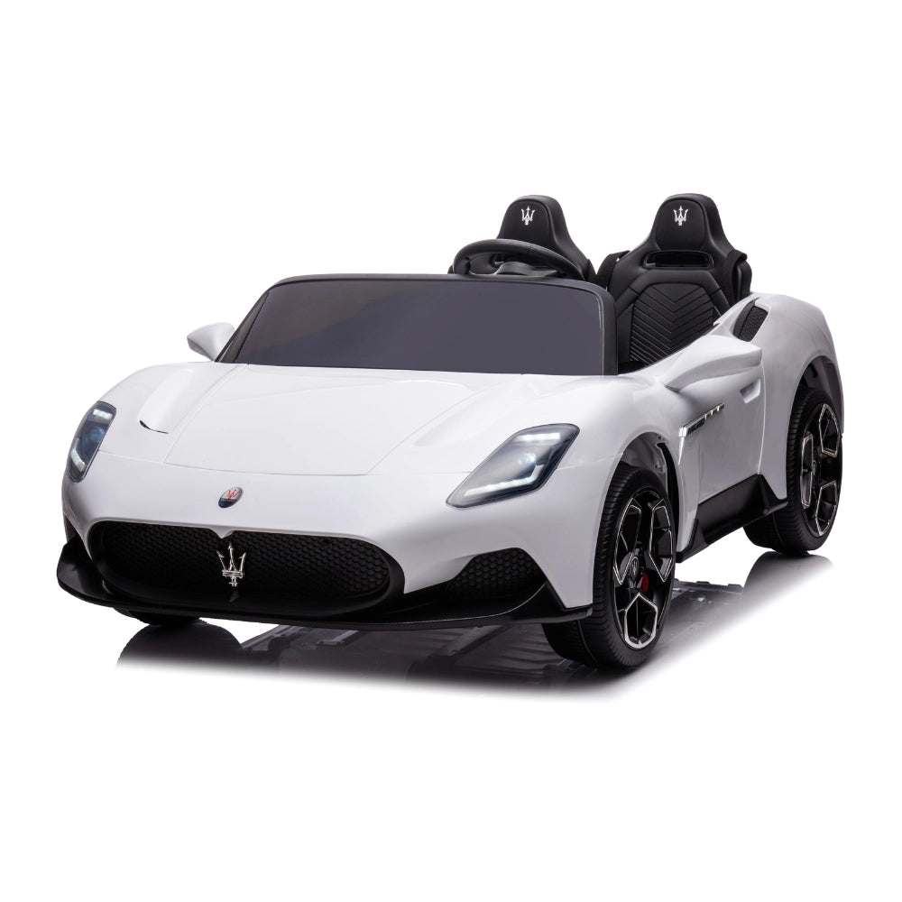 Tecnobike Shop - Auto Elettrica Per Bambini Maserati MC20 Full Optional 12V-Bianco