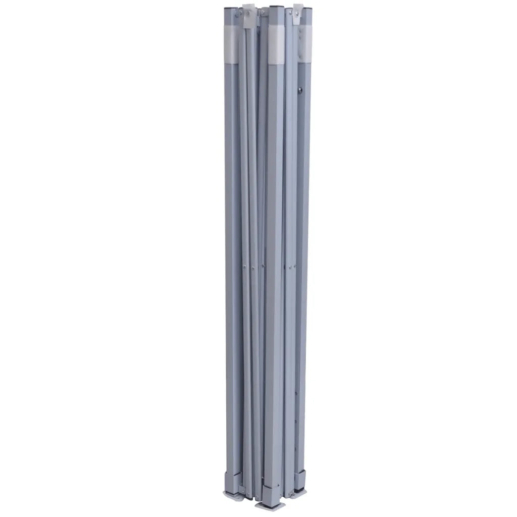 Gazebo Professionale Pieghevole 2x2 m in Acciaio Blu 48877