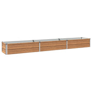 Letto rialzato da giardino Marrone legno 240 x 40 x 24 cm 8006328