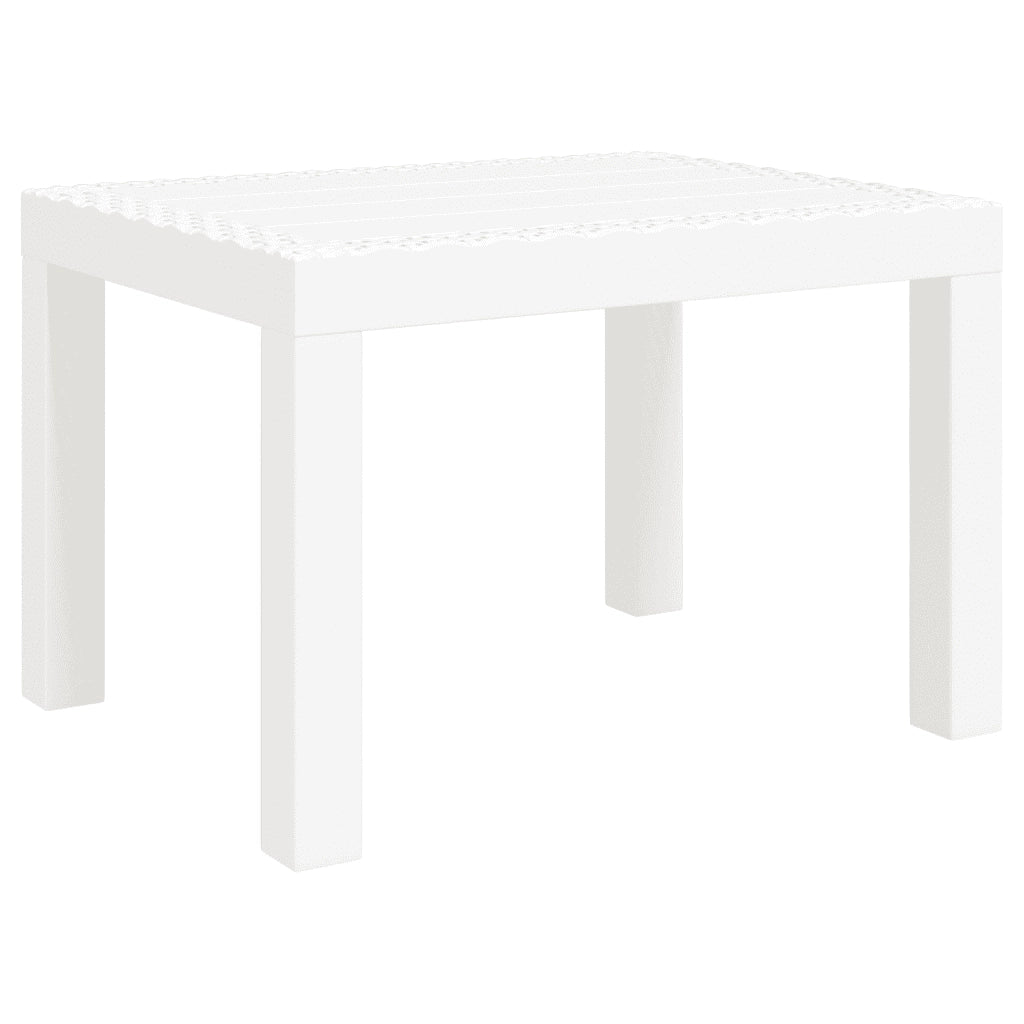 Tavolo da Giardino Bianco 59x47x40 cm in PPcod mxl 94697