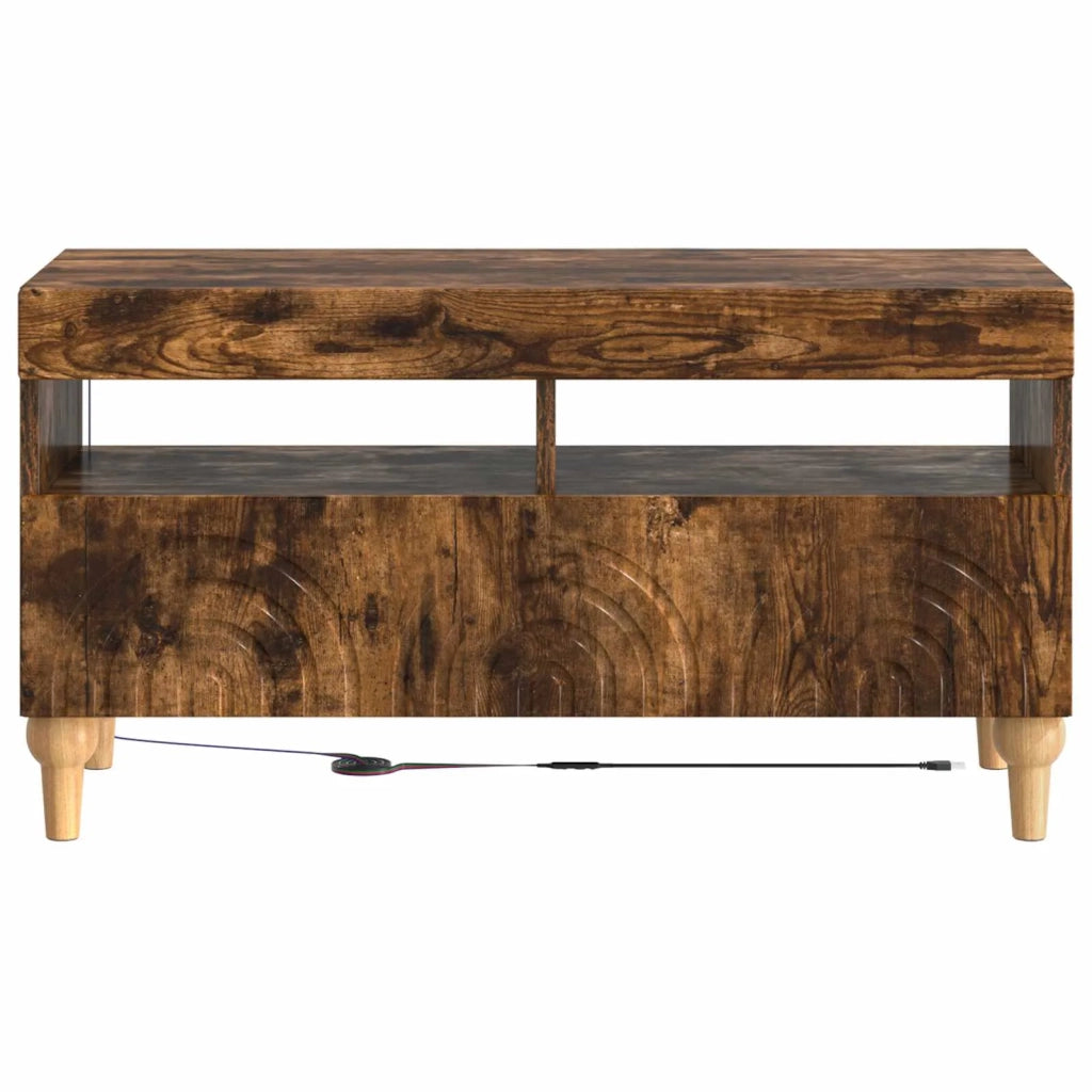 Mobile TV LED Rovere Fumo Legno ingegnerizzato 896340