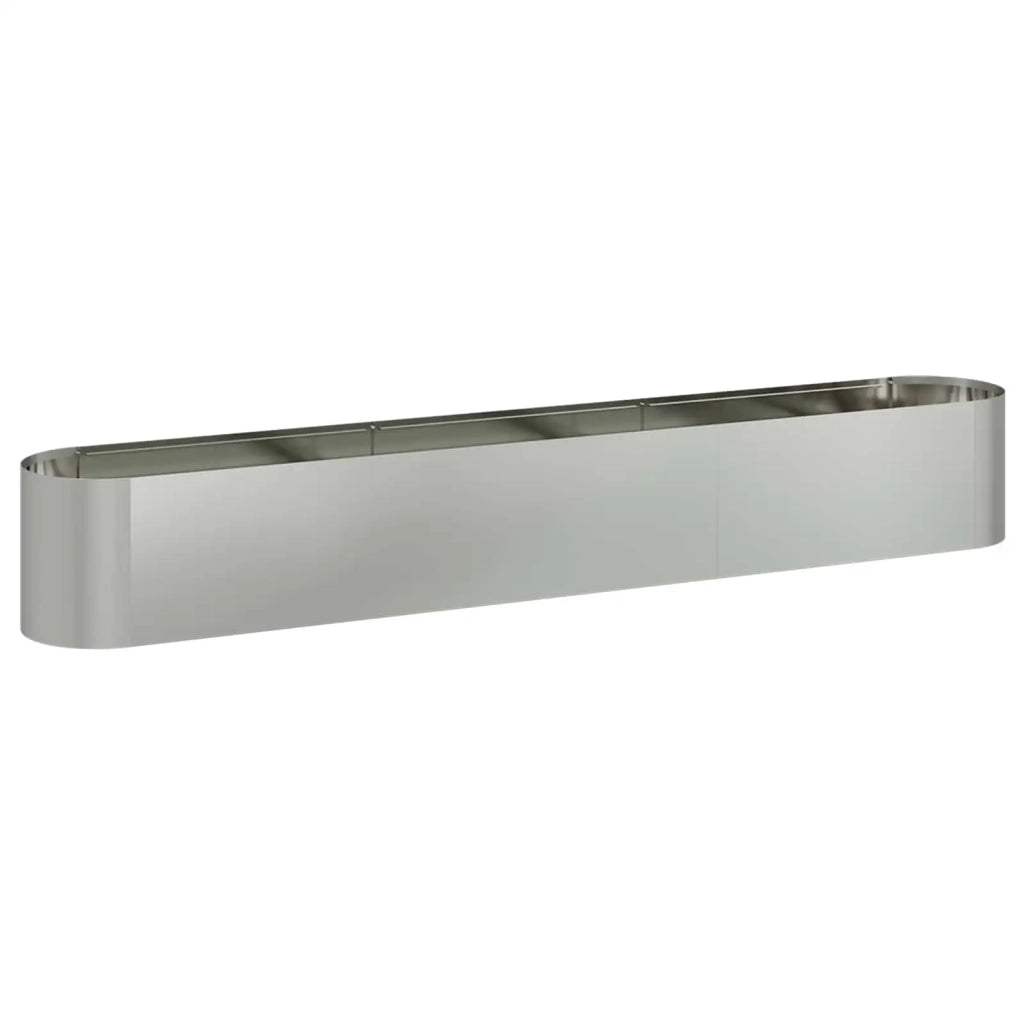 Letto rialzato da giardino Acciaio zincato 280 x 40 x 40 cm 8011703