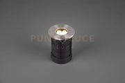 BELAJA FARO SEGNAPASSO INCASSO CARRABILE LED DA ESTERNO TONDO ACCIAIO SATINATO MAX 2.000KG IP65 D.11CM 3000K 350LM 3,5W