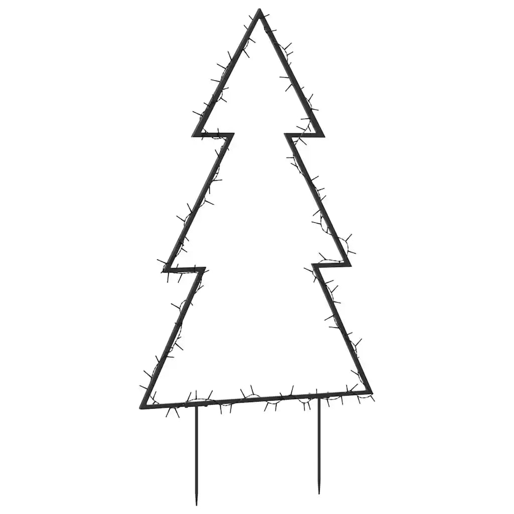Decorazione Luminosa Natalizia con Picchetti Albero 115LED 90cm 357718