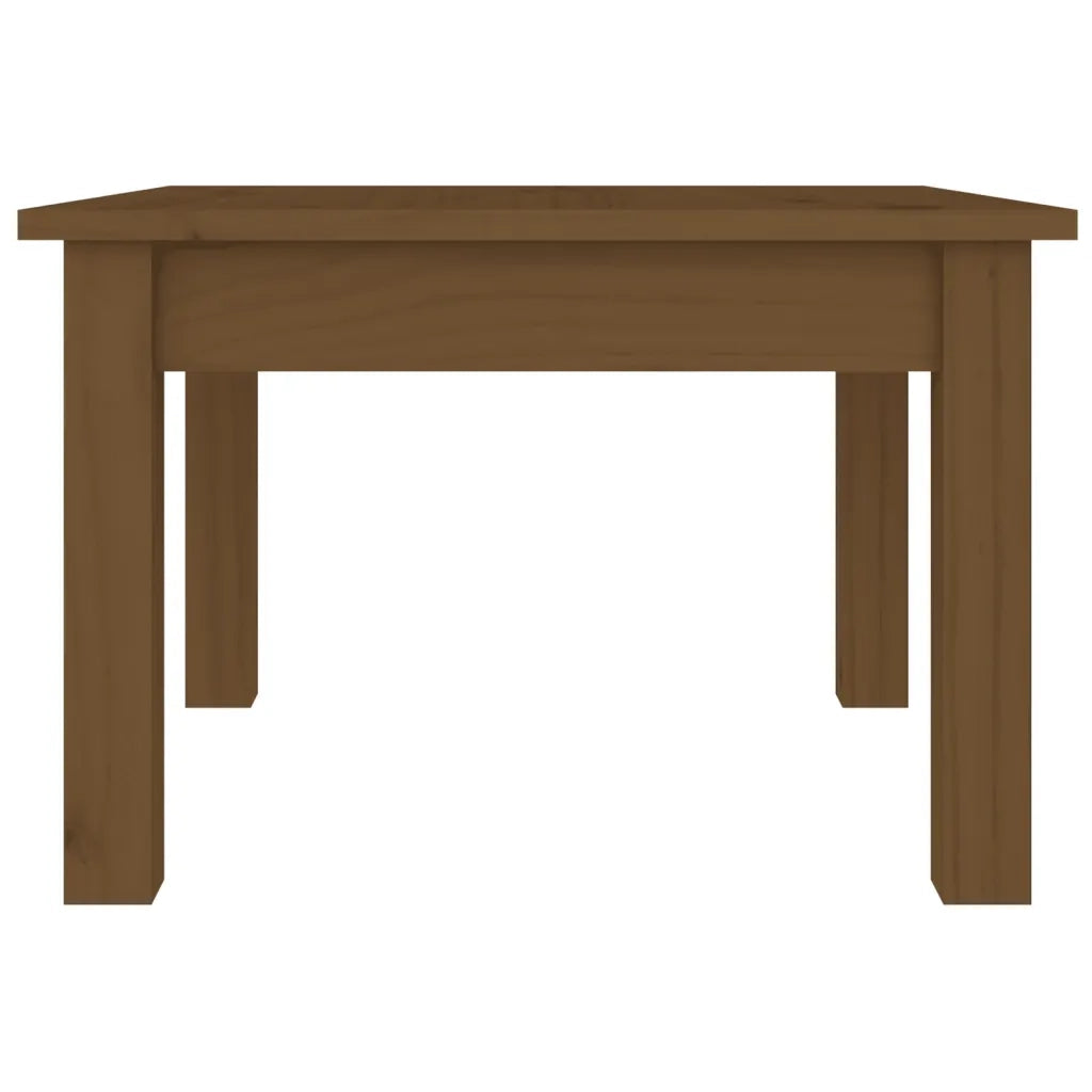 Tavolino da Salotto ambra 45x45x30 cm Legno Massello di Pino 814227