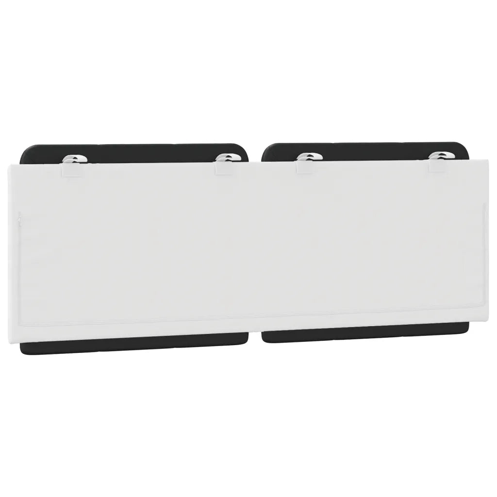 Cuscino Testiera Zadar Nero e Bianco 120 cm in Similpelle CFW4765142