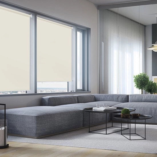Rollone Verduisterante - Schermo Solare Verticale - Telaio Durevole Acquaparato - Beige 180 x 140 cm