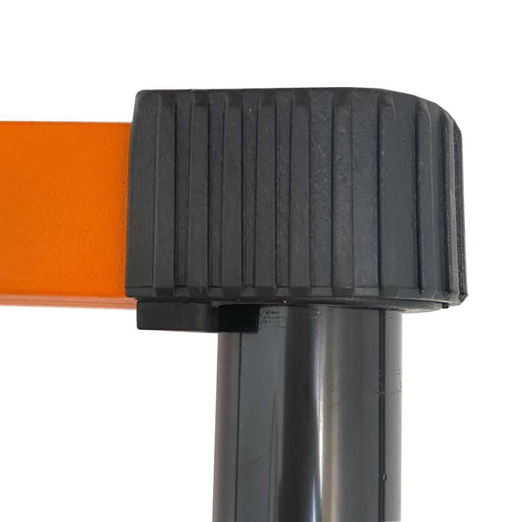 Scala telescopica estensibile in acciaio al carbonio Nyana Tools – 3,8 m – Certificazione EN-131 – Piedini antiscivolo e blocco di sicurezza