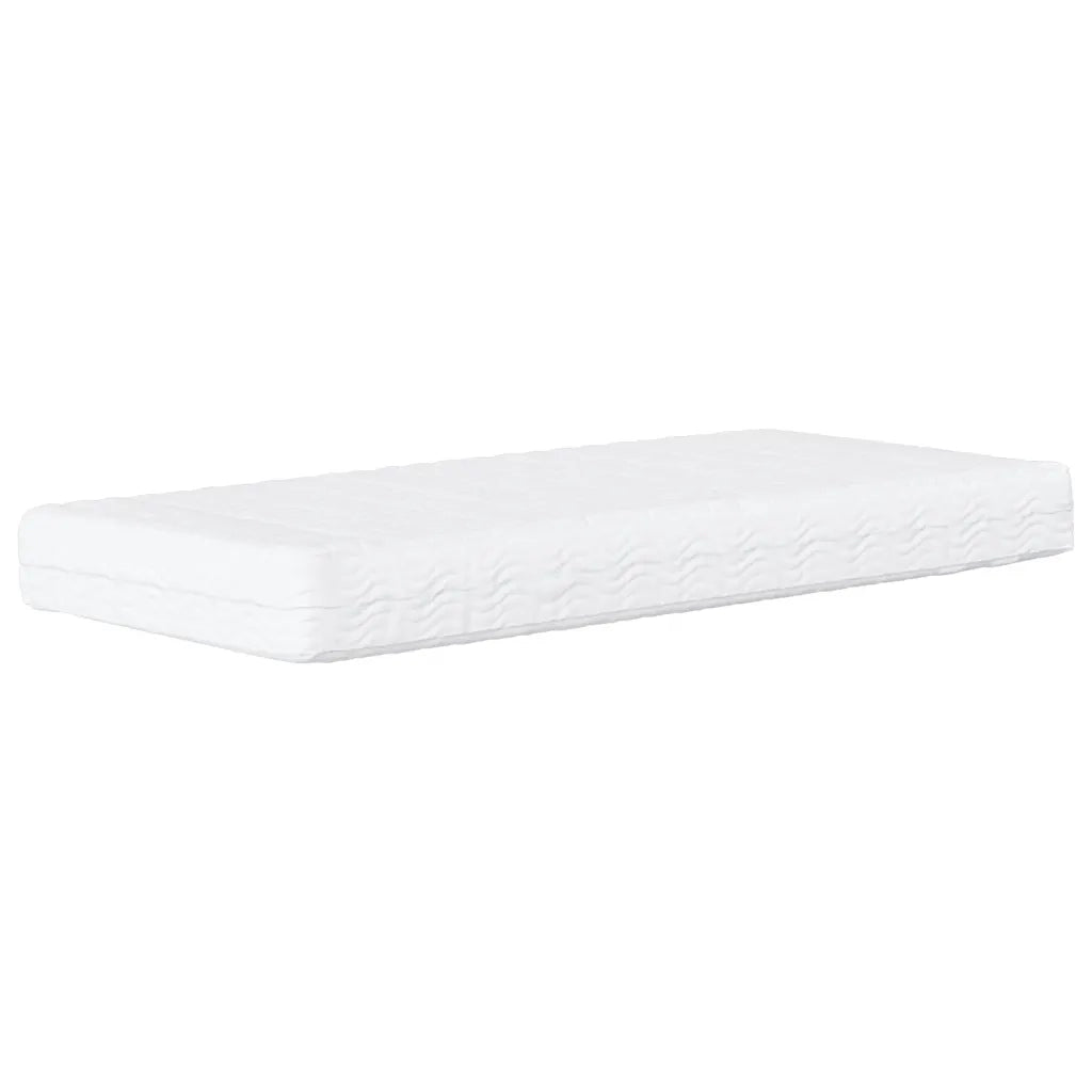 Materasso in Schiuma Bianco 100x220cm Durezza H2 H3