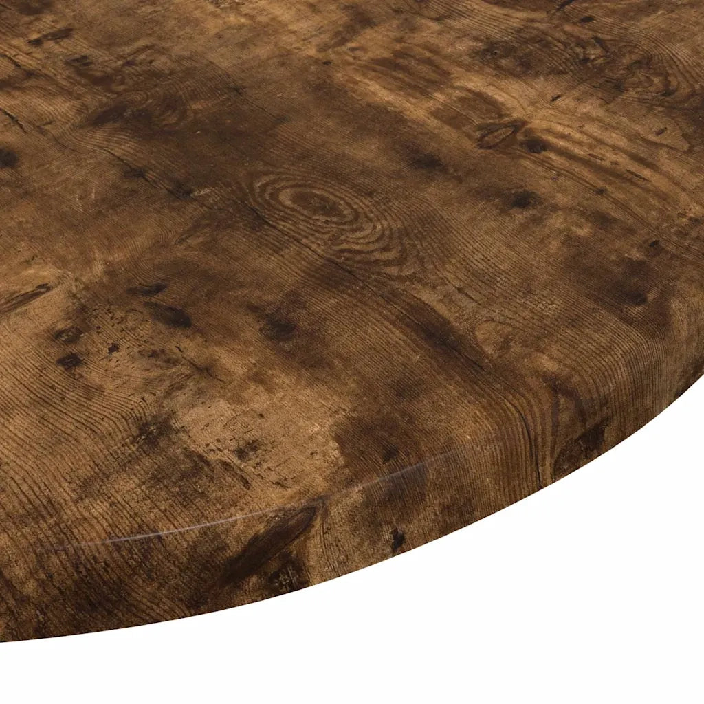 Piano del tavolo Rovere fumo Ø 40 x 1,5 cm Legno multistrato 880386