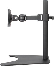 Sostegno per TV con Base in Acciaio per Monitor da 12 a 27 Pollici, Rotante e Regolabile