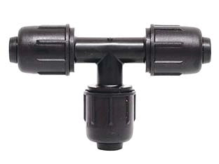TEE A 90  ° A COMPRESSIONE PN4- -  EE ¸ mm.16x16x16 - 30 pezzi