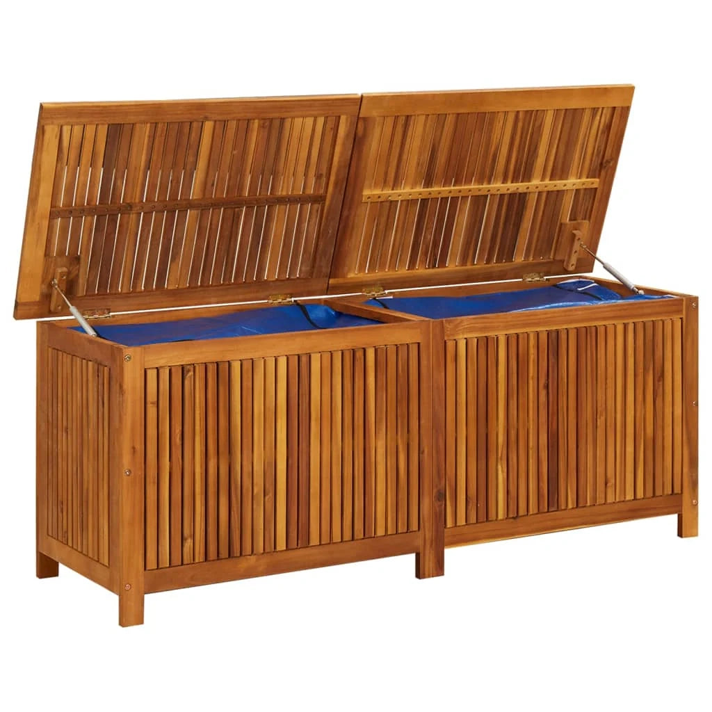 Cassapanca da giardino/box 150 x 50 x 58 cm legno massello di acacia 02_0013011