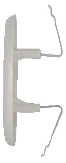 Griglia di aerazione tonda in plastica con molle (abs) : Dimensione - Ø55/85 cm2 15
