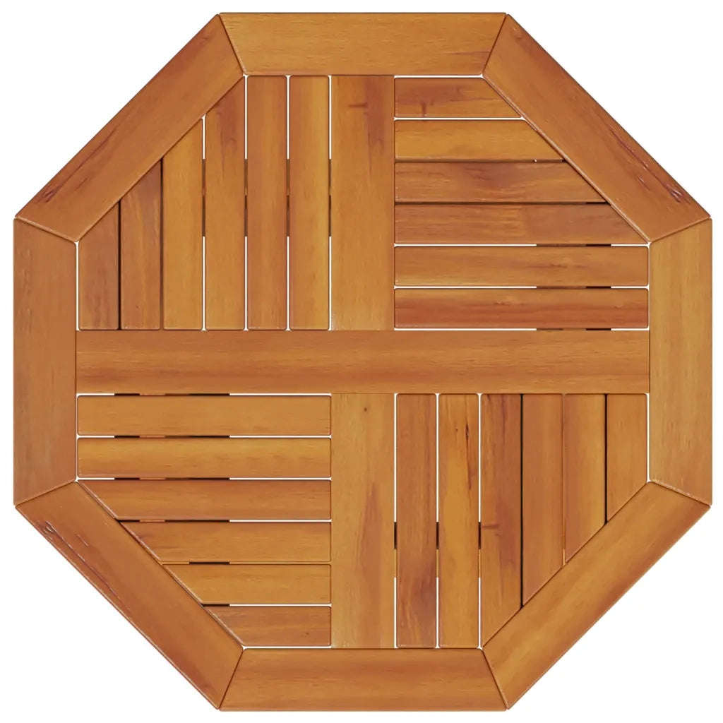 Tavolo da Giardino Pieghevole Ã˜60x75cm Legno Massello di Acacia