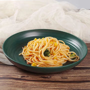 Servizio da 4 porzioni da 19,8 cm per pizza, pasta, pane, snack, insalata, alimentazione sana Tavolo da pranzo in polipropilene inossidabile per bambini e adulti, resistente al forno a microonde e lavastoviglie, sicuro e leggero
