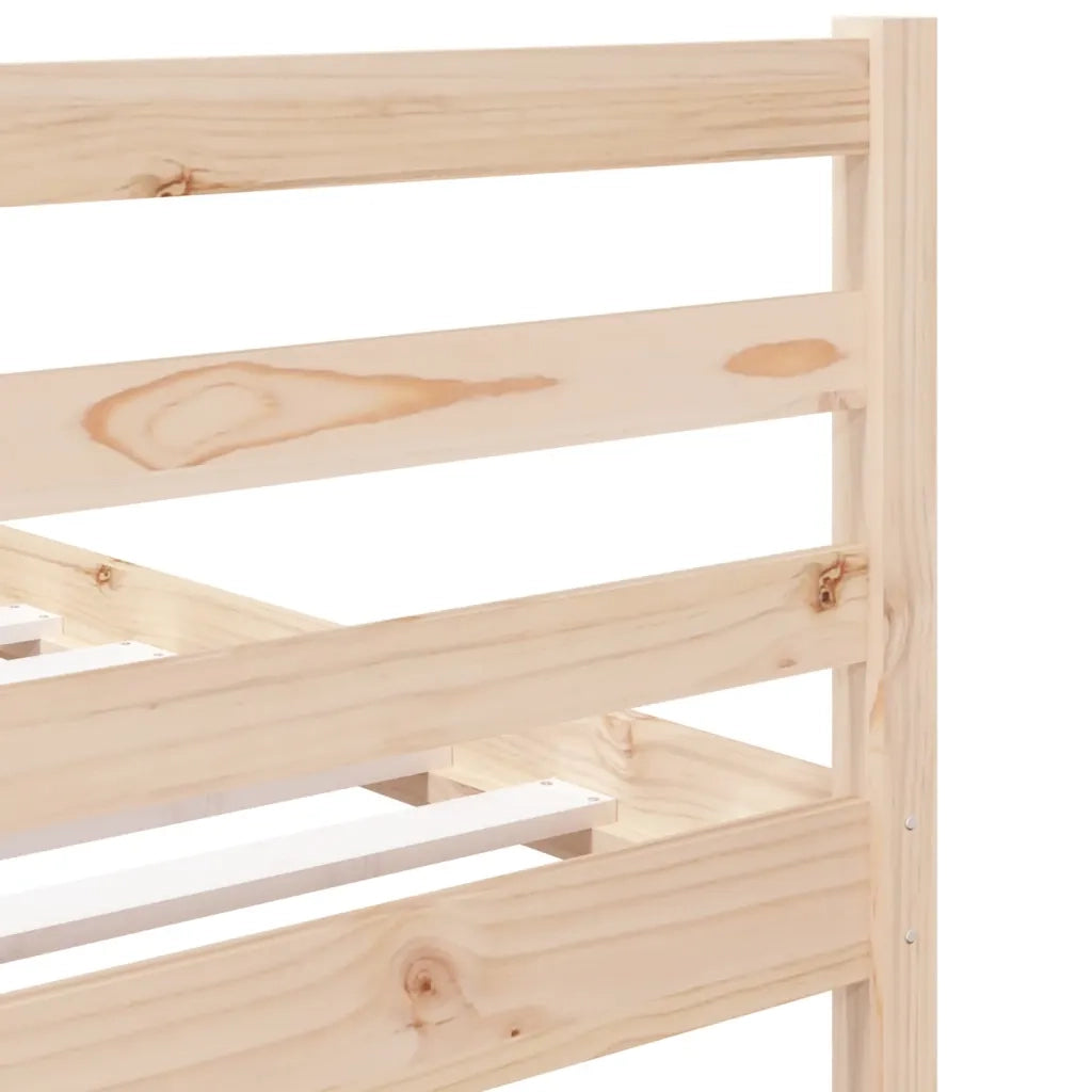Giroletto-Struttura Letto 90x190 cm Single in Legno Massello 705804