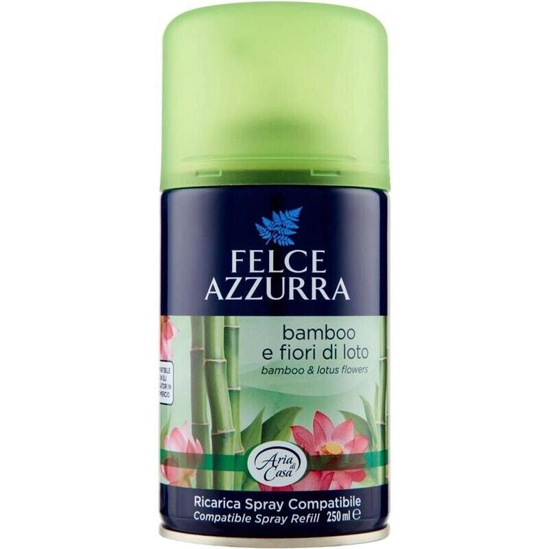 FELCE AZZURRA PROFUMATORE PER AMBIENTE AUTOMATICO RICARICA DA 250 ML BAMBOOE FIORI DI LOTO