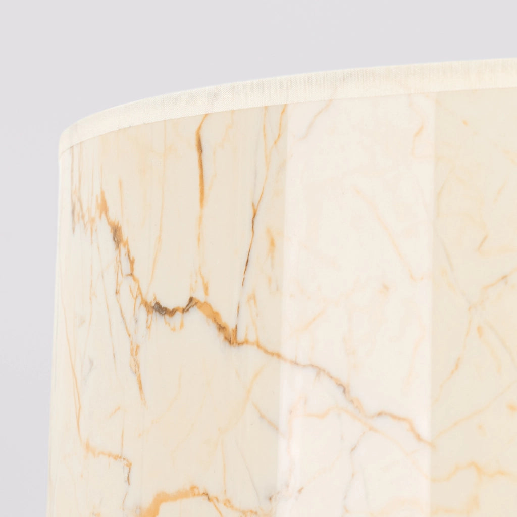 Lampada a sospensione PURELA marmo beige nero E27 40cm