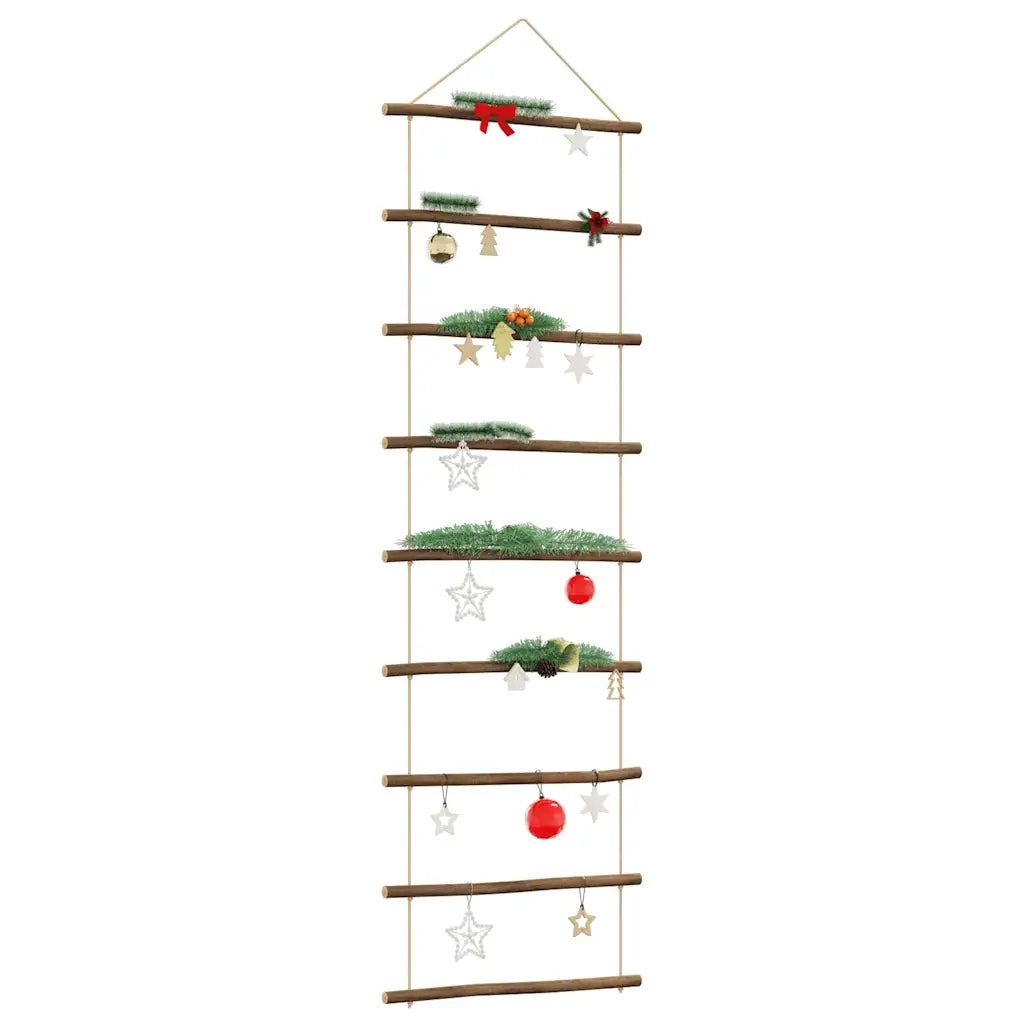 Decorazione da Parete a Forma di Scala 50x150 cm Ramo Naturale