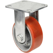 RUOTA POLIURETANO D 125X32 PIASTRA FISSA EXPORT- 1,0 pz