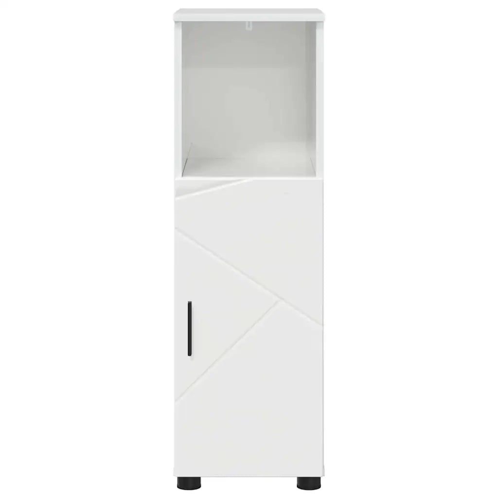 Mobile da Bagno con archiviazione Bianco Lucido 30 x 35 x 95 cm 883318