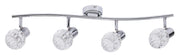 Barra luce Lauren cromo/vetro E14 4x40W Rabalux 6094
