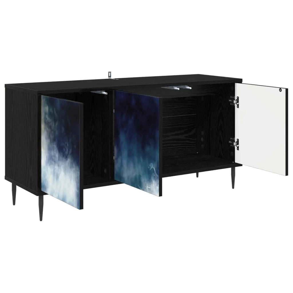 Mobile TV RAALTE 102 x 33 x 51 cm Rovere Nero 8007092