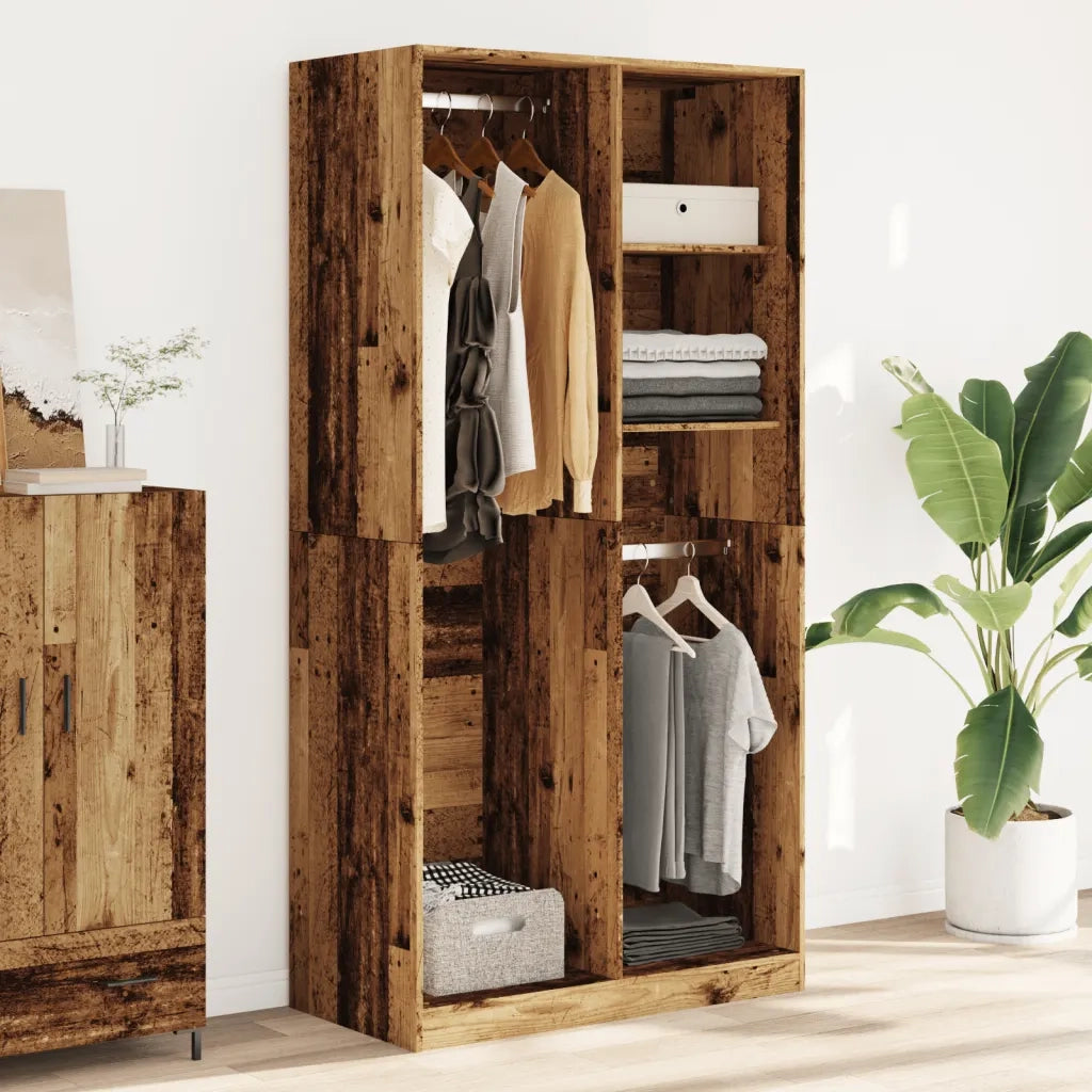 Armadio Legno Antico 100x50x200 cm in Legno Multistrato CFW8983018
