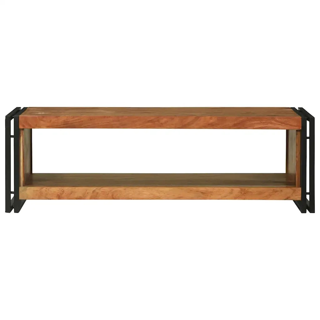Tavolino da Salotto-Tavolino da soggiorno-Tavolo 120 x 50 x 38 cm legno massello di acacia